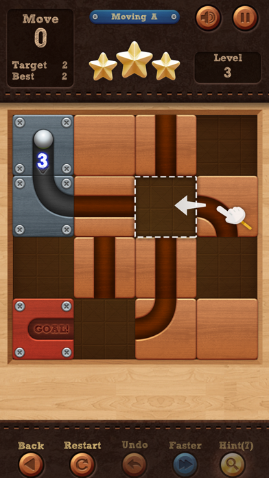 How to cancel & delete Roll the Ball® - slide puzzle from iphone & ipad 2