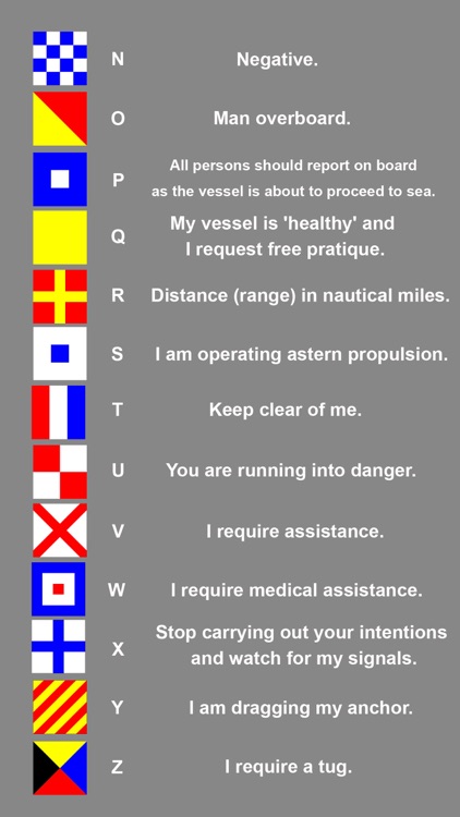 Maritime Signal Flags