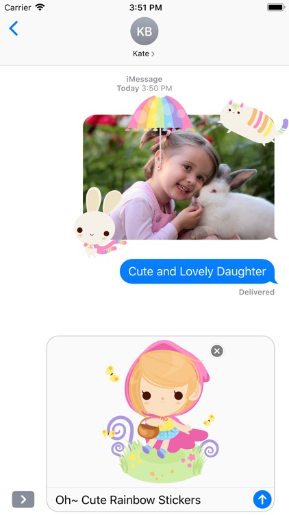 Rainbow iMessage Stickers screenshot-4