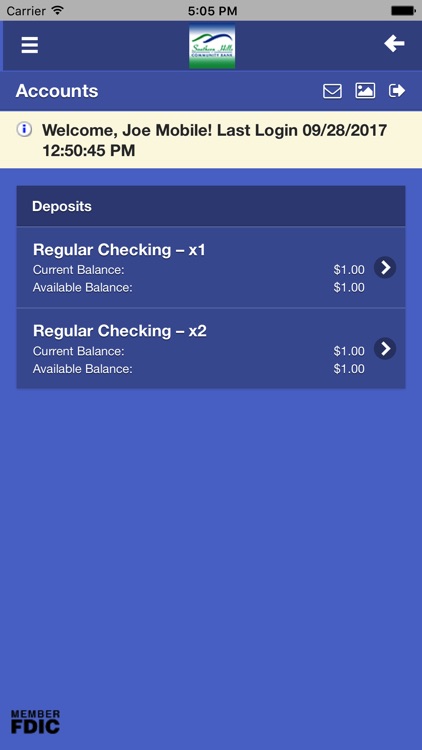 Southern Hills iMobile Banking