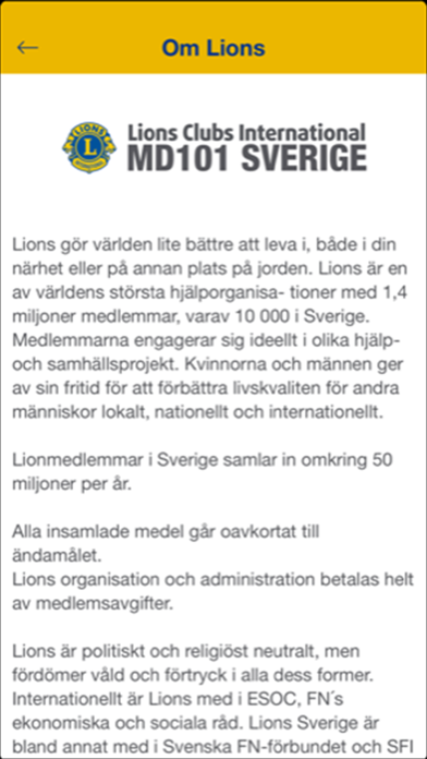 Sveriges Lions screenshot 2