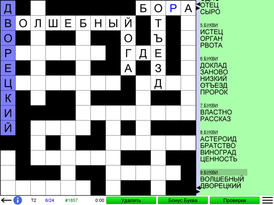 Головоломки Слова + на iPad