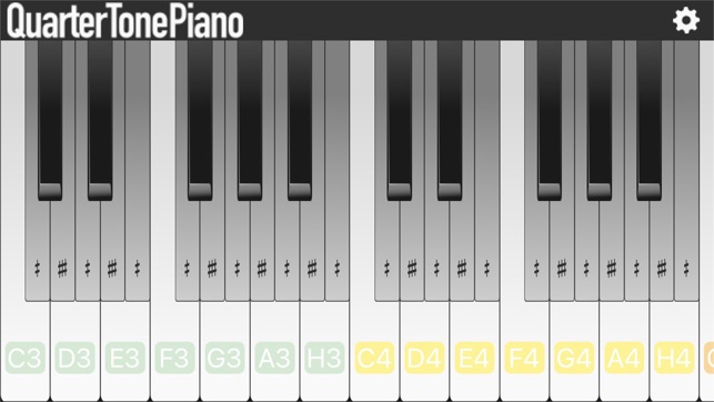 Quarter Tone Piano(圖2)-速報App