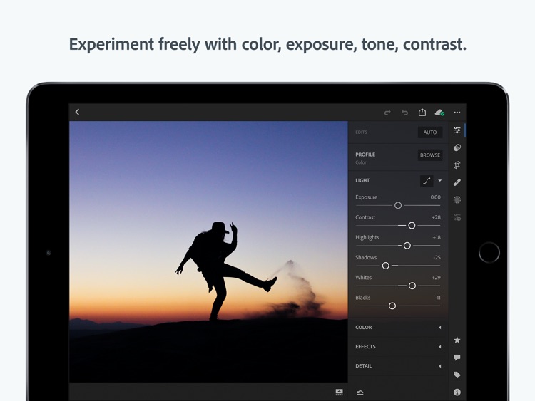 is adobe lightroom for ipad free