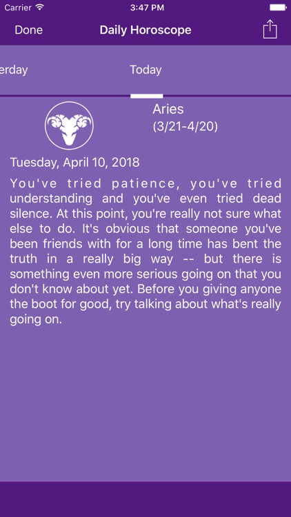 Horoscope ٞ screenshot-3