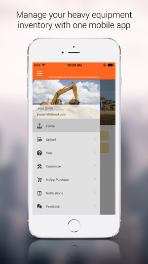 Heavy Equipment Inventory App