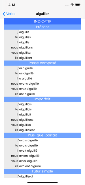 French Conjugations(圖3)-速報App