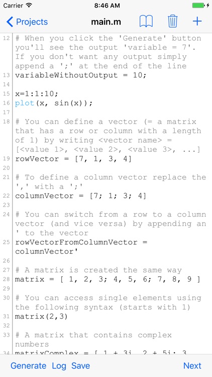 Anoc Octave Editor
