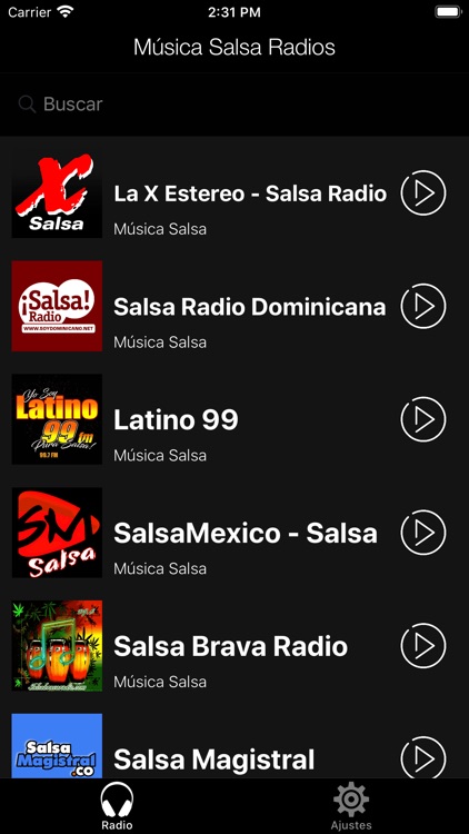Salsa Music Radios