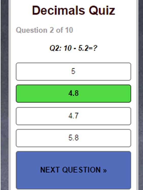 Decimals maths