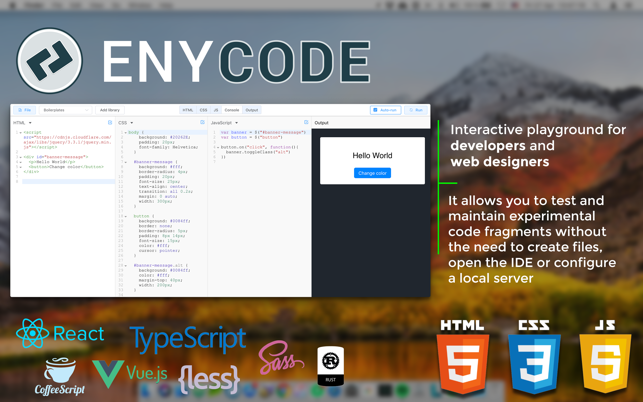 EnyCode: HTML5 CSS3 JavaScript