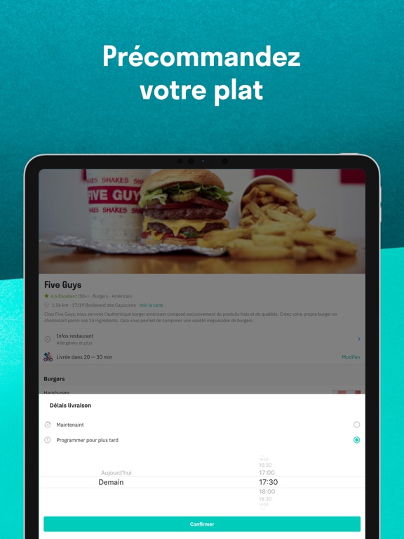 Deliveroo: livraison de plats Deliveroo: livraison de plats