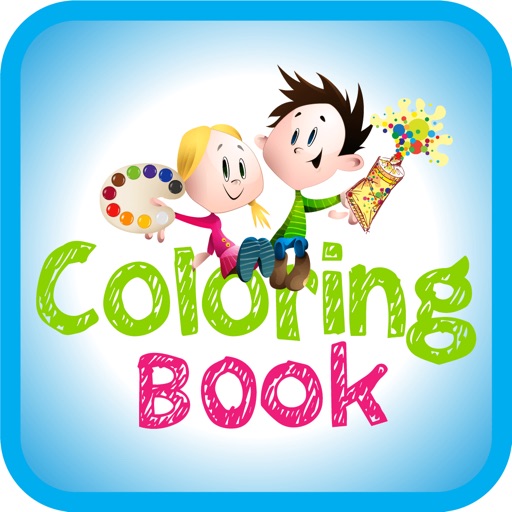 Kids Coloring Activity Book icon