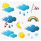 Study and learn weather conditions vocabulary