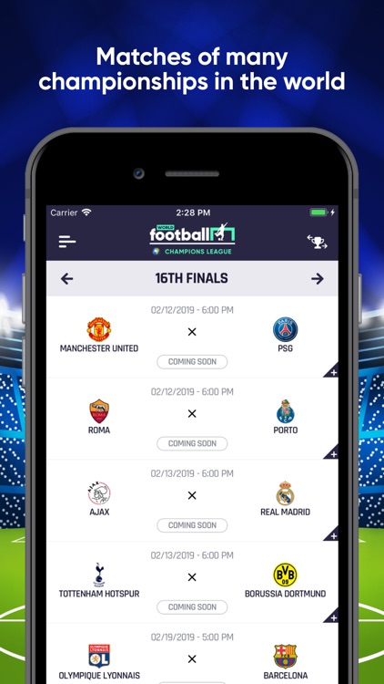 WorldFootball - Live scores