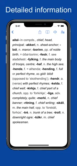 Game screenshot Old Icelandic Dictionary apk