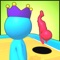 Throw enemies into the dungeon's black hole and Protect the Queen