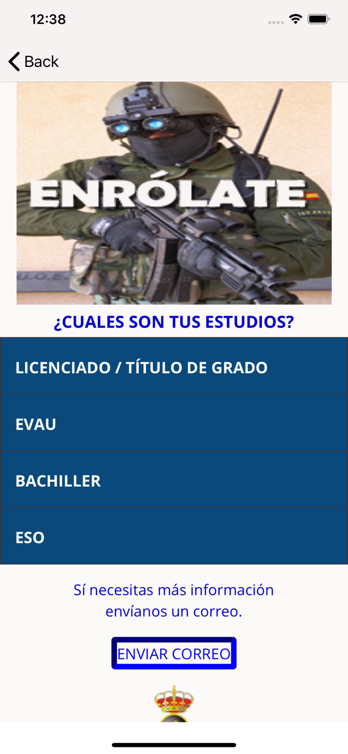 Reclutamiento Armada Española