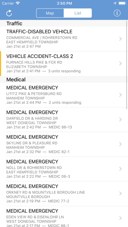 Lancaster County Incidents
