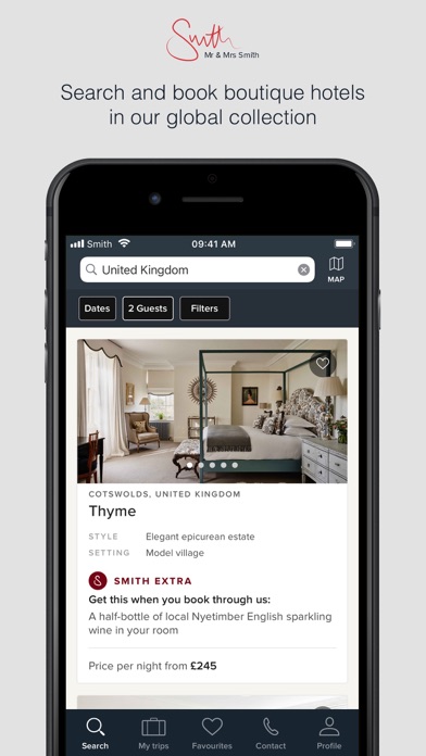 How to cancel & delete Mr & Mrs Smith boutique hotels from iphone & ipad 1