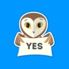 Owl don't Growl Stickers Emoji