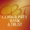 Your Community Bank & Trust mobile app is a great way to bank when you need it most