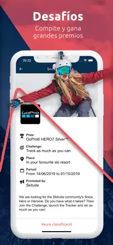 Captura de Pantalla 7 Skitude: tu app para esquiar iphone
