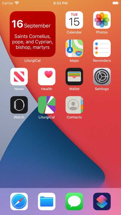 LiturgiCal - Catholic Widget