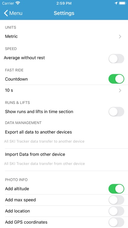 EXA SKI Tracks Premium