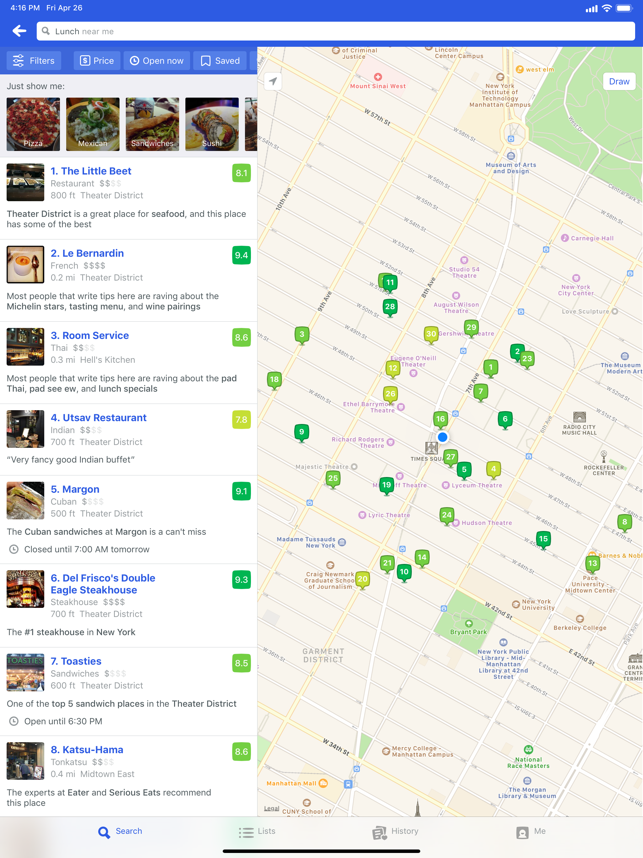 ‎Foursquare City Guide Screenshot