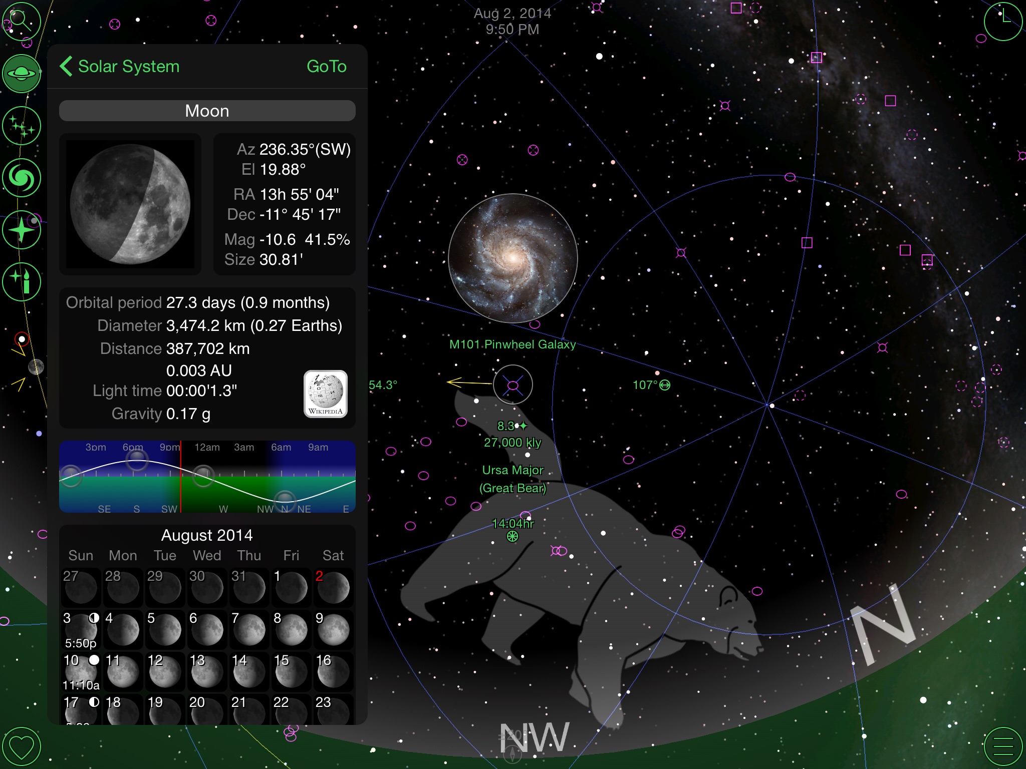 GoSkyWatch Planetarium iPad screenshot 4