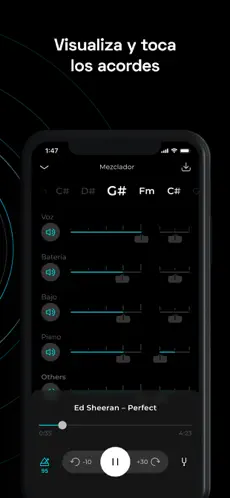 Screenshot 3 Moises: Plataforma musical IA iphone