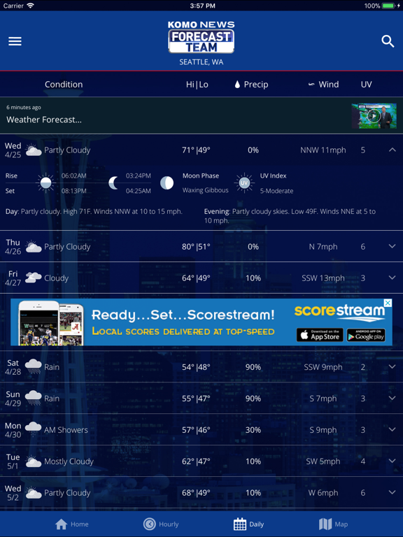 KOMO WX screenshot 3