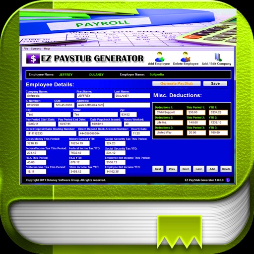 Paystub Calculator Maker iOS App