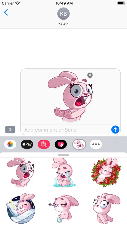 Jill Rabbit Stickers Pack screenshot-9