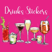 Cocktails and Drinks Stickers