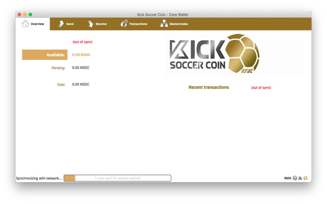 Kick Soccer Coin - Core Wallet