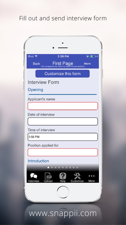 HR Interview App