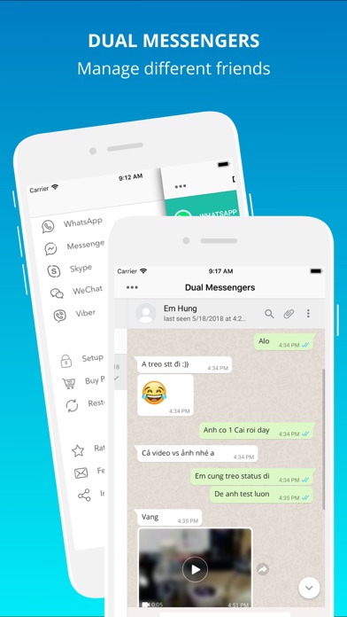 Dual Messenger for All Messageのおすすめ画像2