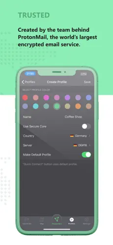 Captura de Pantalla 4 ProtonVPN - Rápida VPN Segura iphone