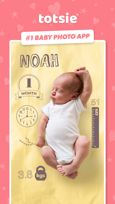 Totsie – Baby Photo Editor Screenshot 1