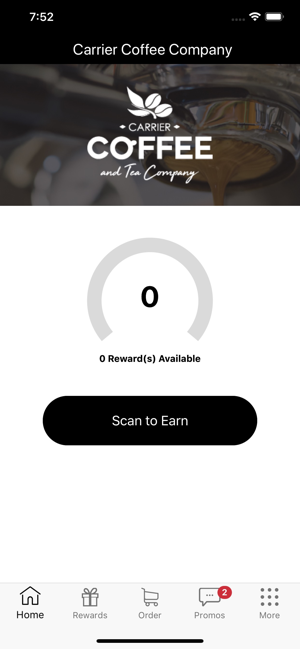 Carrier Coffee Rewards