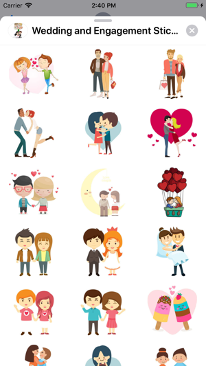 Wedding & Engagement Stickers(圖2)-速報App