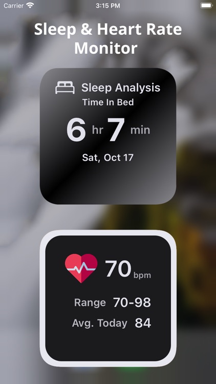 Health Widget - Quick Look Up