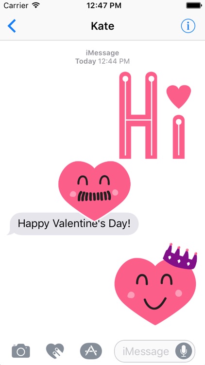 Valentine Smiles Sticker Pack