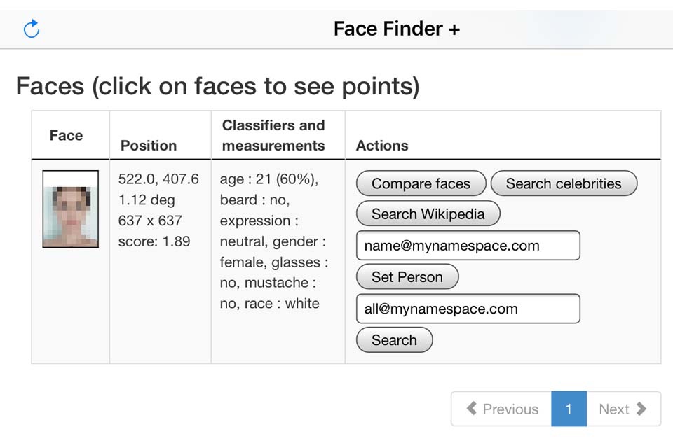 Face Finder + screenshot 3