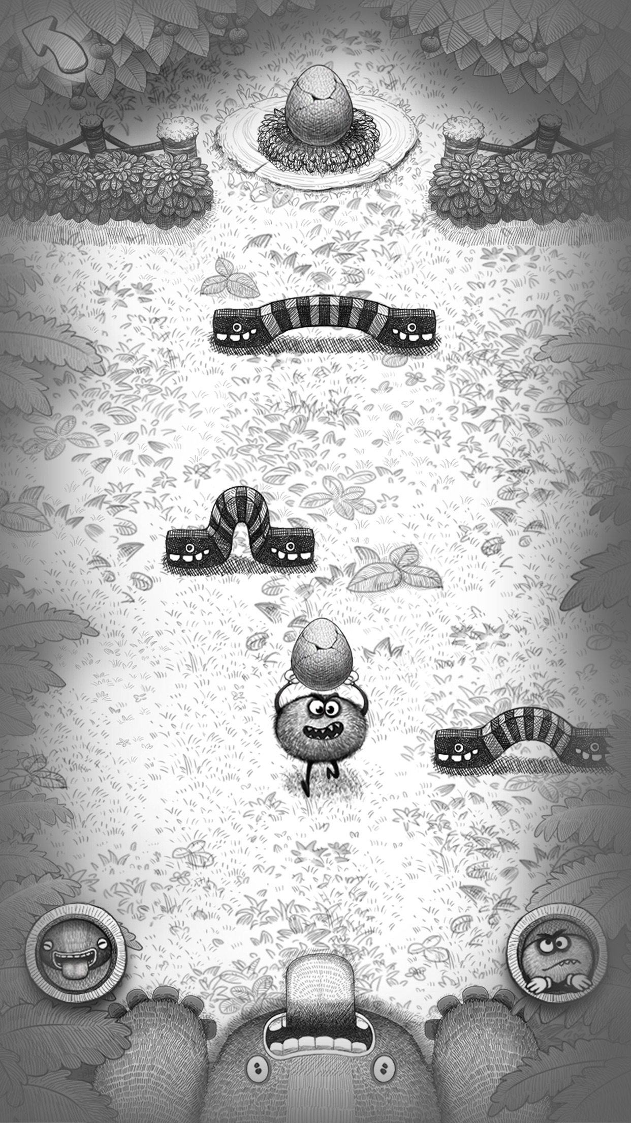 Screenshot do app Bad Hungry Monster