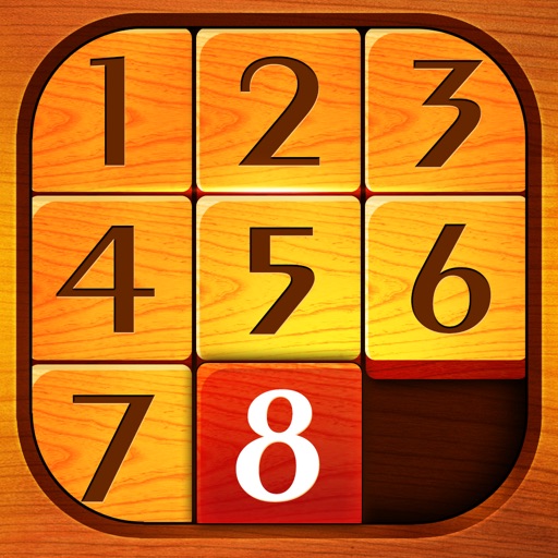 Number. Block Puzzle Icon