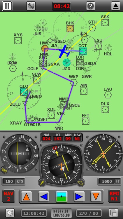 Radio Navigation Simulator IFR screenshot-0