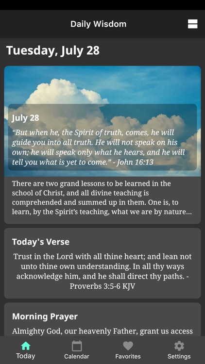 God's Daily Wisdom for Today